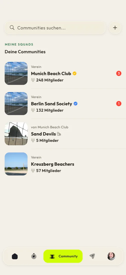 Clubs und Communities